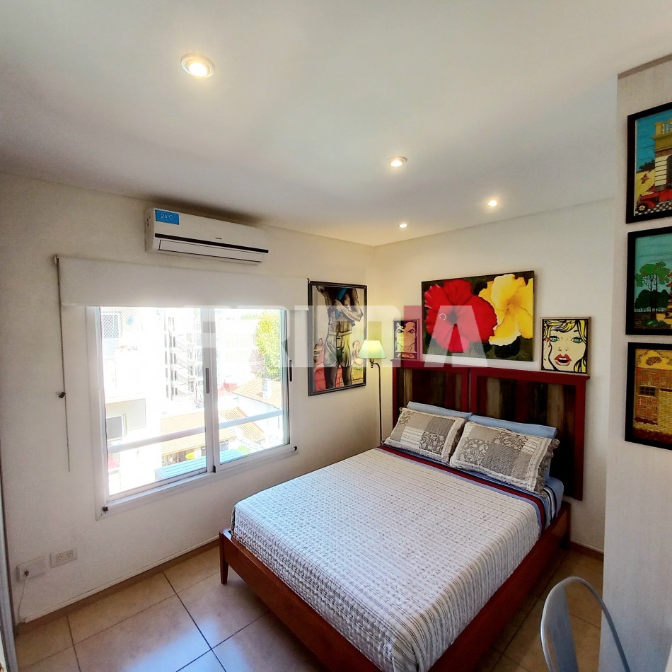 Departamento en venta de dos ambientes en San Fernando. Impecable y super luminoso. Con balcon , parrilla y cochera cubierta.