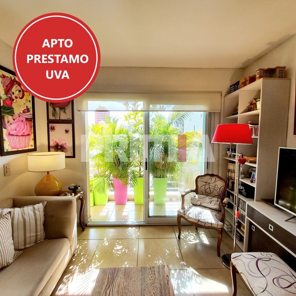 Departamento en venta de dos ambientes en San Fernando. Impecable y super luminoso. Con balcon , parrilla y cochera cubierta.